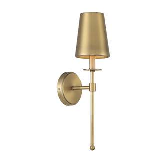 1-Light Wall Sconce in Natural Brass (8483|M90084NB)
