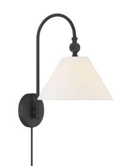 1-Light Wall Sconce in Matte Black (8483|M90085MBK)