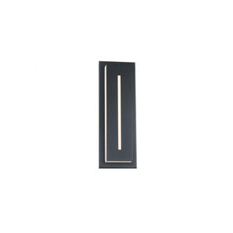 MIDNIGHT 16IN OUTDOOR SCONCE 3CCT 4000K (3612|WS-W66216-40-BK)