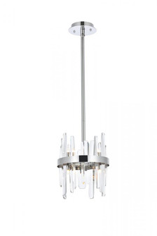 Serena 10 inch crystal round pendant in chrome (758|2200D10C)