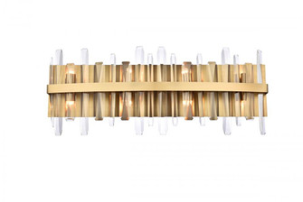 Serena 30 inch crystal bath sconce in satin gold (758|2200W30SG)