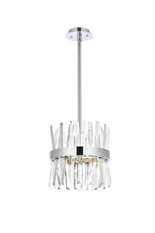 Serephina 12 Inch Crystal Round Pendant Light in Chrome (758|6200D12C)
