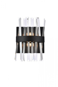 Serephina 8 Inch Crystal Bath Sconce in Black (758|6200W8BK)