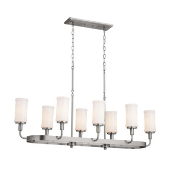 Vetivene 46.5'' 8 Light Linear Chandelier Classic Pewter (10687|52453CLP)