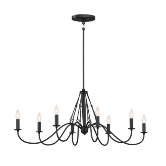 Oval Chandelier 8Lt (10687|52457BKT)