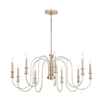 Karthe 42'' 9 Light Chandelier Brushed Nickel (10687|52471NI)