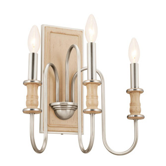 Karthe 14'' 3 Light Wall Sconce Brushed Nickel (10687|52473NI)