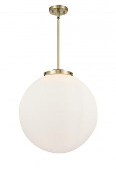 Beacon - 3 Light - 18 inch - Antique Brass - Stem hung - Pendant (3442|221-3S-AB-G201-18)