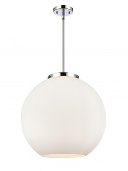 Athens - 3 Light - 18 inch - Polished Chrome - Stem hung - Pendant (3442|221-3S-PC-G121-18-LED)