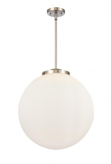 Beacon - 3 Light - 18 inch - Brushed Satin Nickel - Stem hung - Pendant (3442|221-3S-SN-G201-18)