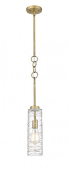 Wexford - 1 Light - 4 inch - Brushed Brass - Stem hung - Mini Pendant (3442|380-1S-BB-G381-4CL)