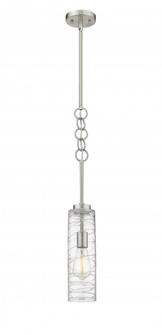 Wexford - 1 Light - 4 inch - Brushed Satin Nickel - Stem hung - Mini Pendant (3442|380-1S-SN-G381-4CL-LED)