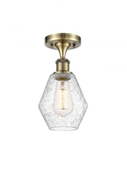 Cindyrella - 1 Light - 6 inch - Antique Brass - Semi-Flush Mount (3442|516-1C-AB-G654-6-LED)
