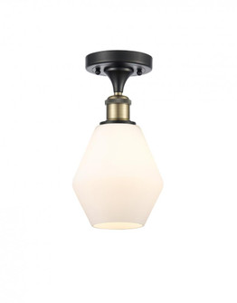 Cindyrella - 1 Light - 6 inch - Black Antique Brass - Semi-Flush Mount (3442|516-1C-BAB-G651-6-LED)