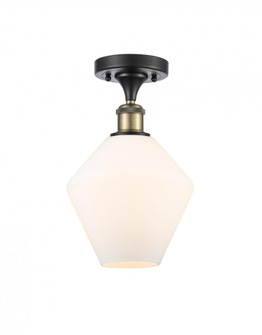 Cindyrella - 1 Light - 8 inch - Black Antique Brass - Semi-Flush Mount (3442|516-1C-BAB-G651-8)