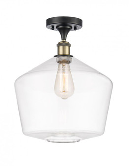 Cindyrella - 1 Light - 12 inch - Black Antique Brass - Semi-Flush Mount (3442|516-1C-BAB-G652-12-LED)