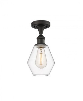 Cindyrella - 1 Light - 6 inch - Oil Rubbed Bronze - Semi-Flush Mount (3442|516-1C-OB-G652-6-LED)