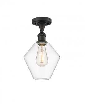 Cindyrella - 1 Light - 8 inch - Oil Rubbed Bronze - Semi-Flush Mount (3442|516-1C-OB-G652-8-LED)