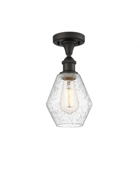 Cindyrella - 1 Light - 6 inch - Oil Rubbed Bronze - Semi-Flush Mount (3442|516-1C-OB-G654-6-LED)