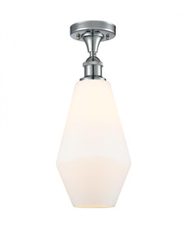 Cindyrella - 1 Light - 7 inch - Polished Chrome - Semi-Flush Mount (3442|516-1C-PC-G651-7-LED)