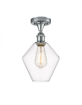 Cindyrella - 1 Light - 8 inch - Polished Chrome - Semi-Flush Mount (3442|516-1C-PC-G652-8-LED)