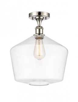 Cindyrella - 1 Light - 12 inch - Polished Nickel - Semi-Flush Mount (3442|516-1C-PN-G652-12)