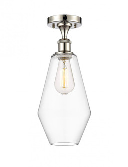 Cindyrella - 1 Light - 7 inch - Polished Nickel - Semi-Flush Mount (3442|516-1C-PN-G652-7-LED)