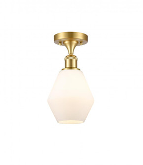 Cindyrella - 1 Light - 6 inch - Satin Gold - Semi-Flush Mount (3442|516-1C-SG-G651-6-LED)