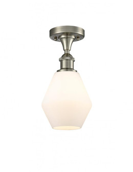 Cindyrella - 1 Light - 6 inch - Brushed Satin Nickel - Semi-Flush Mount (3442|516-1C-SN-G651-6-LED)