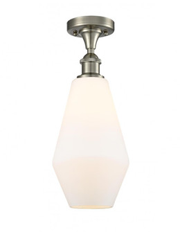 Cindyrella - 1 Light - 7 inch - Brushed Satin Nickel - Semi-Flush Mount (3442|516-1C-SN-G651-7)