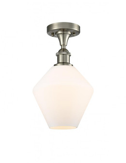 Cindyrella - 1 Light - 8 inch - Brushed Satin Nickel - Semi-Flush Mount (3442|516-1C-SN-G651-8)