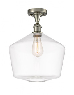 Cindyrella - 1 Light - 12 inch - Brushed Satin Nickel - Semi-Flush Mount (3442|516-1C-SN-G652-12)