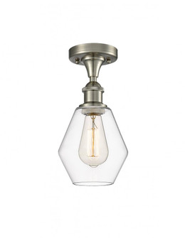 Cindyrella - 1 Light - 6 inch - Brushed Satin Nickel - Semi-Flush Mount (3442|516-1C-SN-G652-6)
