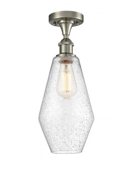 Cindyrella - 1 Light - 7 inch - Brushed Satin Nickel - Semi-Flush Mount (3442|516-1C-SN-G654-7)