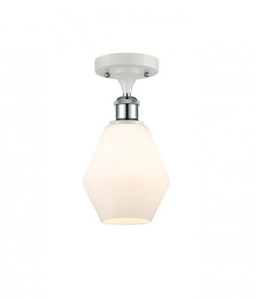 Cindyrella - 1 Light - 6 inch - White Polished Chrome - Semi-Flush Mount (3442|516-1C-WPC-G651-6)