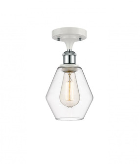 Cindyrella - 1 Light - 6 inch - White Polished Chrome - Semi-Flush Mount (3442|516-1C-WPC-G652-6)