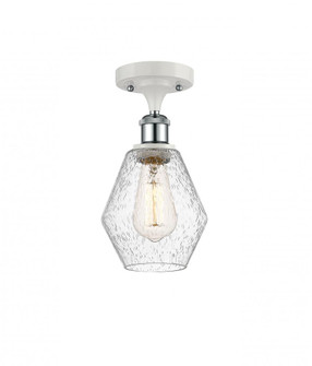 Cindyrella - 1 Light - 6 inch - White Polished Chrome - Semi-Flush Mount (3442|516-1C-WPC-G654-6)