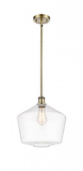 Cindyrella - 1 Light - 12 inch - Antique Brass - Mini Pendant (3442|516-1S-AB-G652-12-LED)