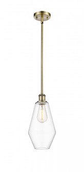 Cindyrella - 1 Light - 7 inch - Antique Brass - Mini Pendant (3442|516-1S-AB-G652-7-LED)
