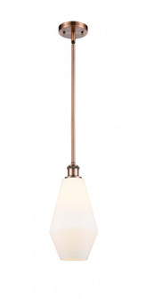Cindyrella - 1 Light - 7 inch - Antique Copper - Mini Pendant (3442|516-1S-AC-G651-7)
