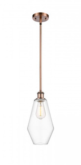 Cindyrella - 1 Light - 7 inch - Antique Copper - Mini Pendant (3442|516-1S-AC-G652-7)