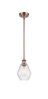 Cindyrella - 1 Light - 6 inch - Antique Copper - Mini Pendant (3442|516-1S-AC-G654-6-LED)