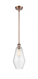 Cindyrella - 1 Light - 7 inch - Antique Copper - Mini Pendant (3442|516-1S-AC-G654-7-LED)