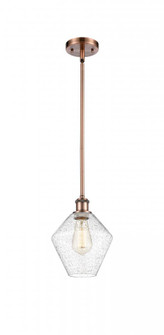 Cindyrella - 1 Light - 8 inch - Antique Copper - Mini Pendant (3442|516-1S-AC-G654-8-LED)