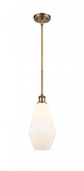 Cindyrella - 1 Light - 7 inch - Brushed Brass - Mini Pendant (3442|516-1S-BB-G651-7-LED)
