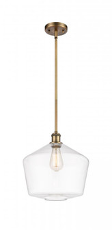Cindyrella - 1 Light - 12 inch - Brushed Brass - Mini Pendant (3442|516-1S-BB-G652-12)