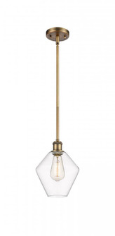 Cindyrella - 1 Light - 8 inch - Brushed Brass - Mini Pendant (3442|516-1S-BB-G652-8)