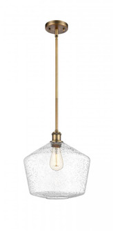 Cindyrella - 1 Light - 12 inch - Brushed Brass - Mini Pendant (3442|516-1S-BB-G654-12-LED)