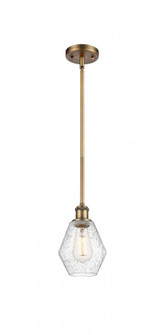 Cindyrella - 1 Light - 6 inch - Brushed Brass - Mini Pendant (3442|516-1S-BB-G654-6)