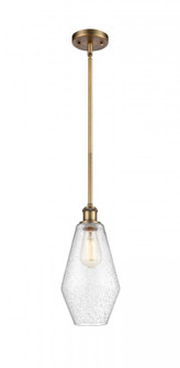 Cindyrella - 1 Light - 7 inch - Brushed Brass - Mini Pendant (3442|516-1S-BB-G654-7)